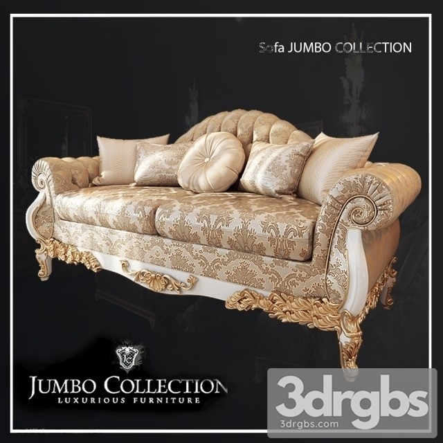 Classic Luxury Jumbo Sofa