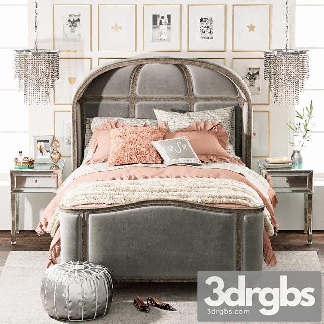 Versailles Upholstered Bed