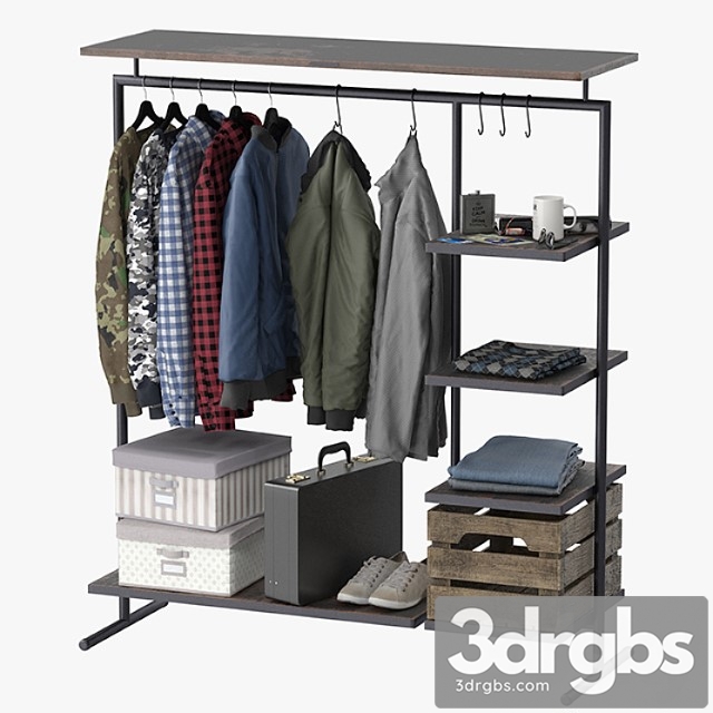 Clothes Clothes rack wood