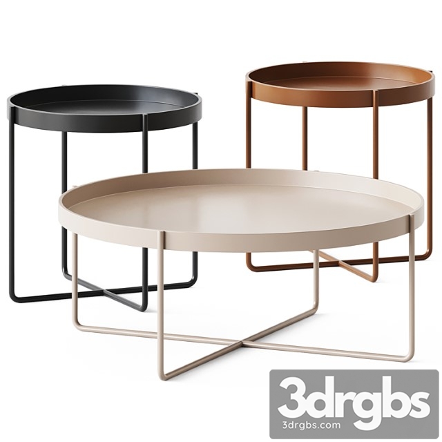 Gaultier round coffee tables