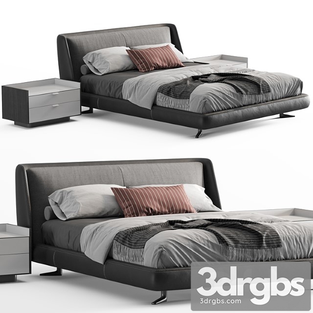 Minotti spencer bed 2 2