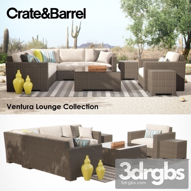 Crate Barrel Ventura Collection Set