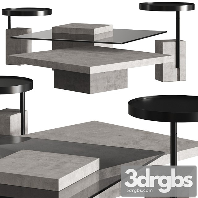 Lyon beton singleton & twist coffee tables 2