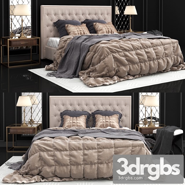 Bed restoration hardware adler 2