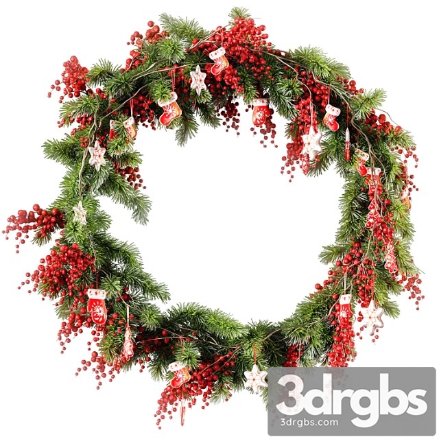 Christmas wreath v2