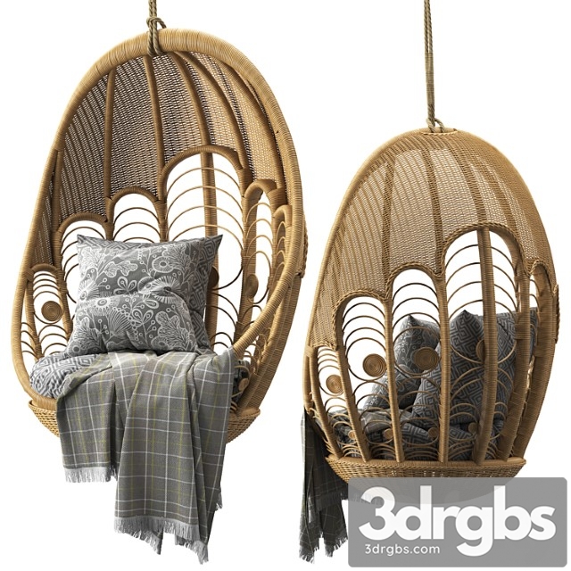 Peacock hanging chair