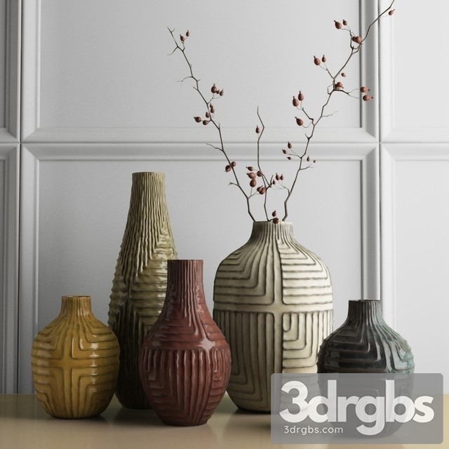 West Elm Linework Vases