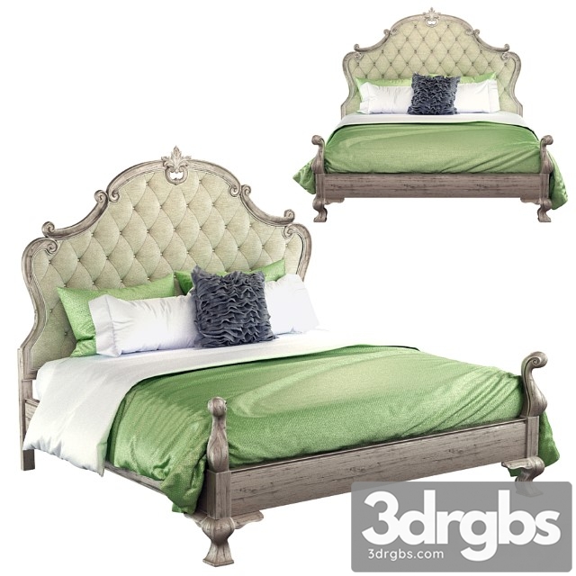 Campania Upholstered Panel Bed