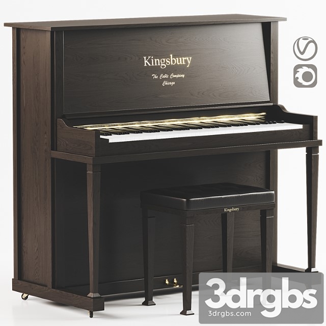 Kingsbury piano set