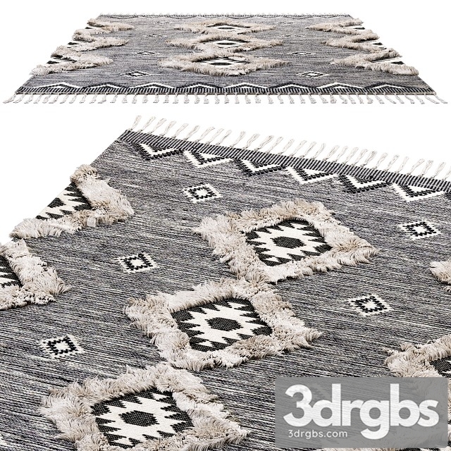 Nuloom Ikat Tassel Area Rugs