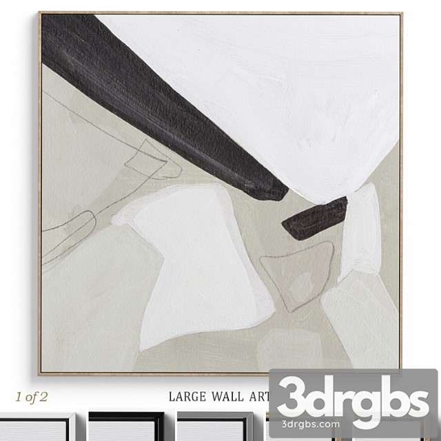 Textural Abstract Neutral Wall Art C 380