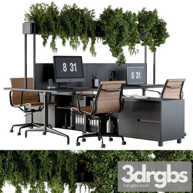 Office Furniture Employee Set 16 1