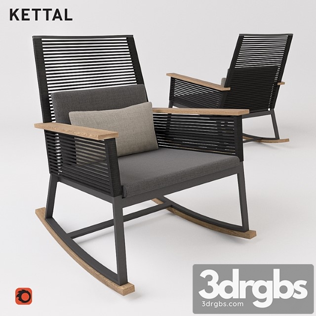 Kettal Landscape Rocking Chair