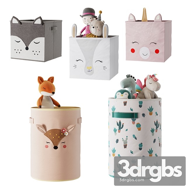 Kids storage baskets 02