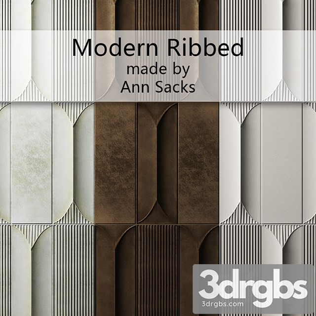 Tile modern ribbed by ann sacks