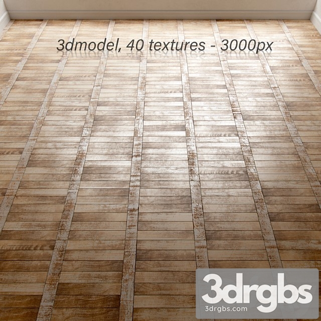 Vintage linear parquet