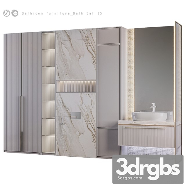 Bathroom Furniture Bath Set 25