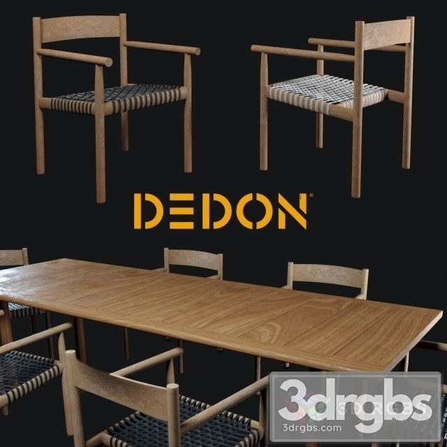 Tibbo Dedon Table and Chair