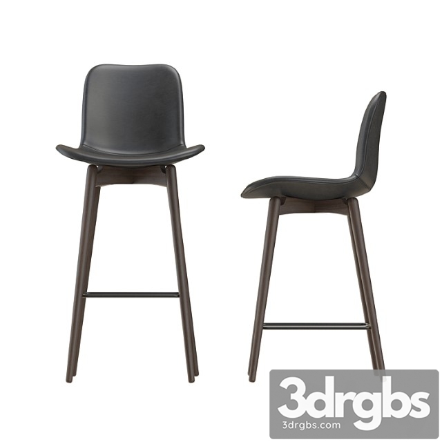 Norr11 langue bar chair-leather 2