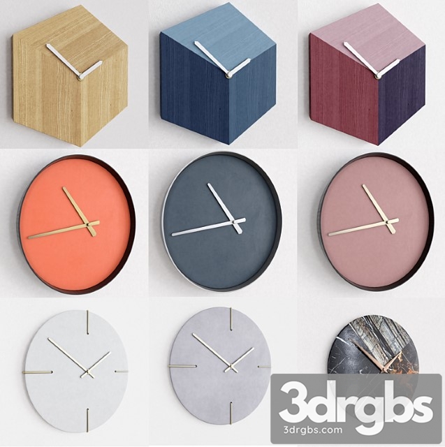 Collection of wall clocks bolia
