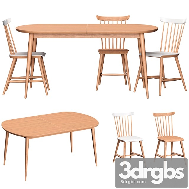 Deauville table and chairs