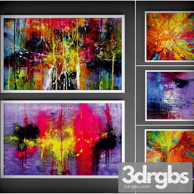 Collection Of Paintings Abstract 2