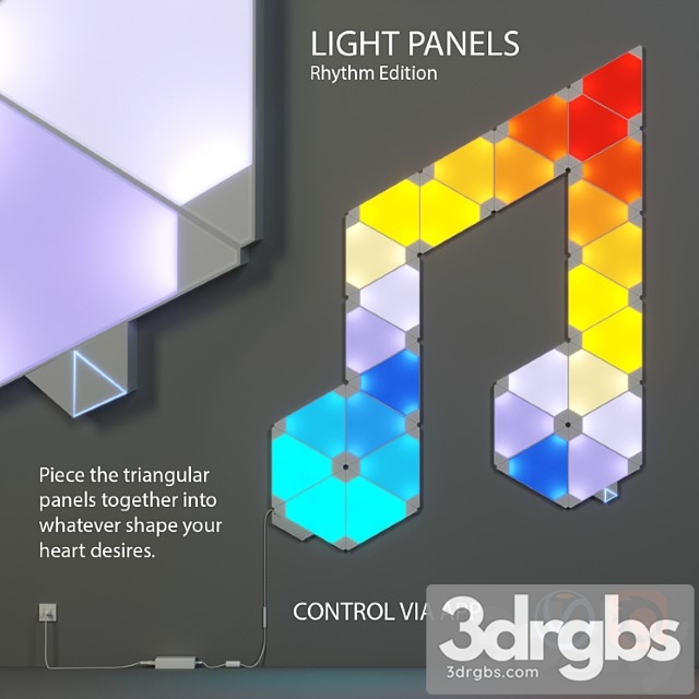 Technical lighting Nanoleaf - light panels - rhythm edition