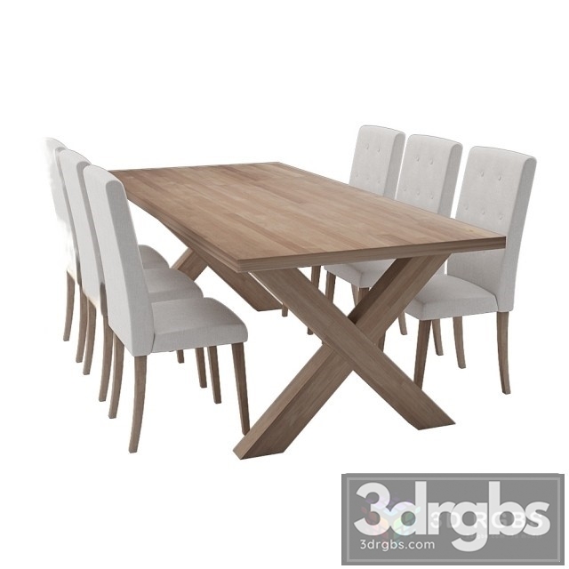 Pitsburgh Dining Table With Chairs