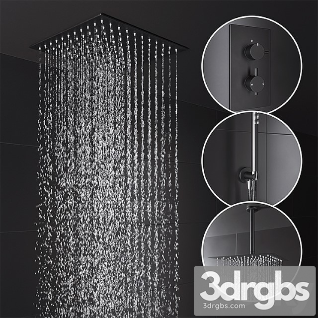 Deluge shower set