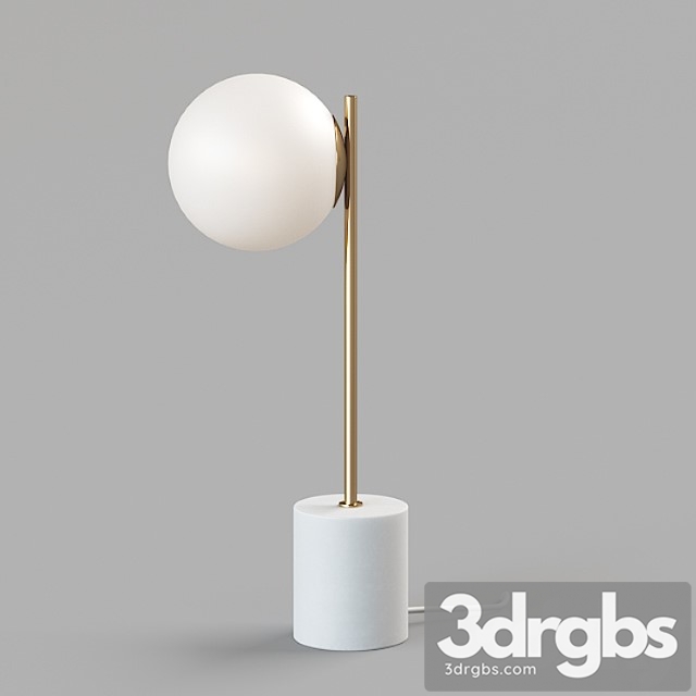 West elm sphere + stem table lamp - brass