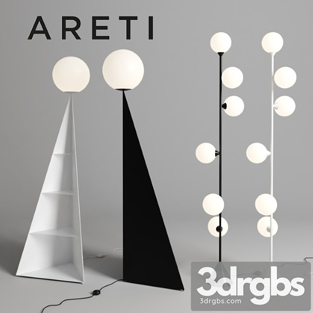 Areti floor lamp set 2