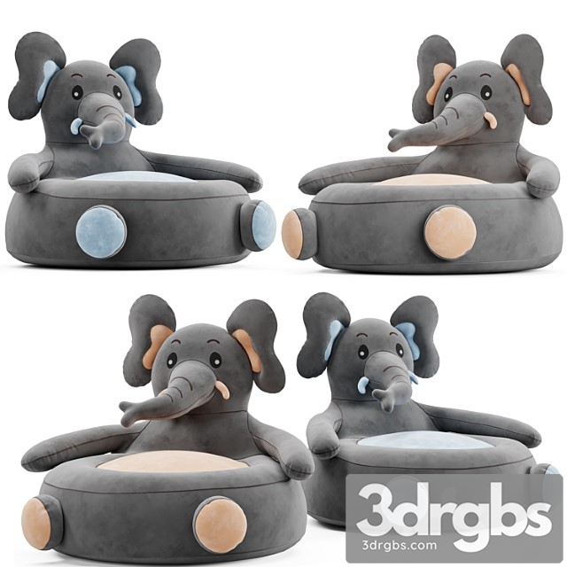 Elephant kids chair 2