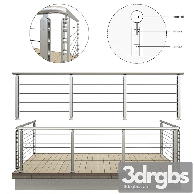 Cable railing