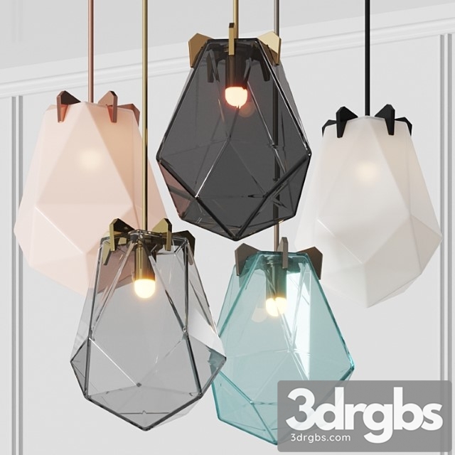 Gabriel Scott Briolette Pendant Lamps