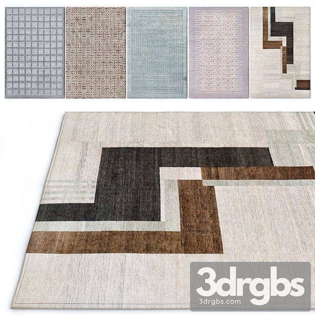 Geometric Rugs Set