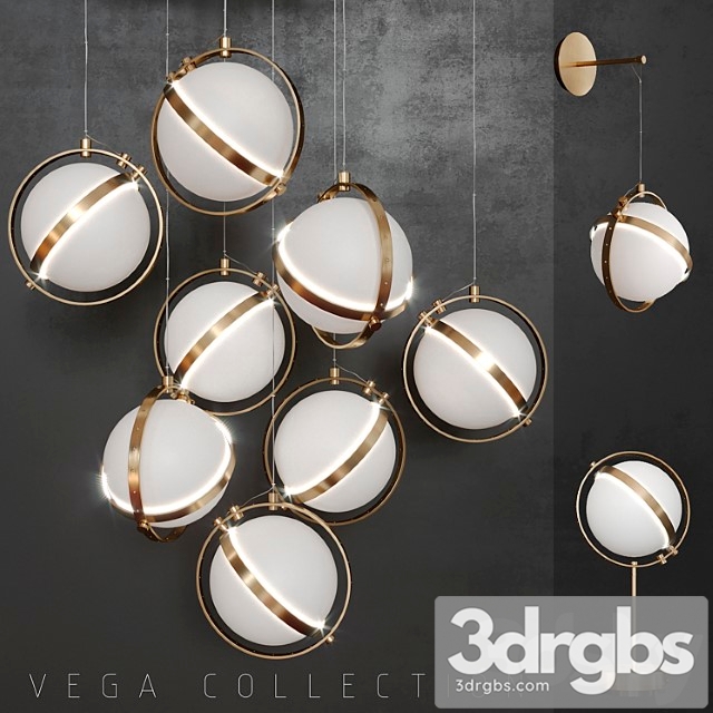 A set of lamps by baroncelli Collection vega