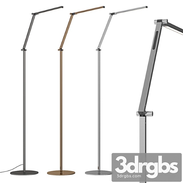 Rh - z bar led task floor lamp