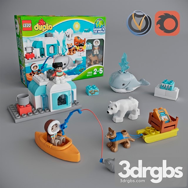 Lego duplo around the world arctic