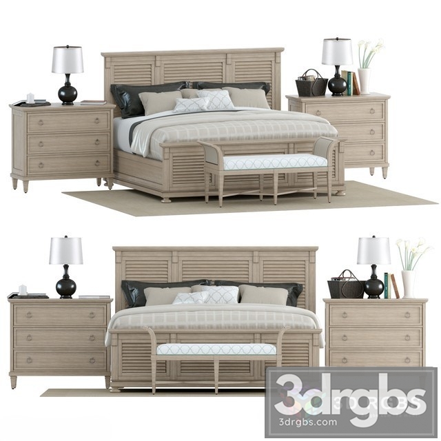 Lexington Home Brand Monterey Sands Cypress Point Bed