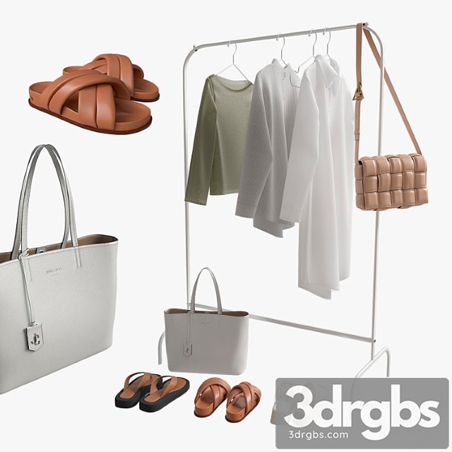 Set of clothes, shoes and bag