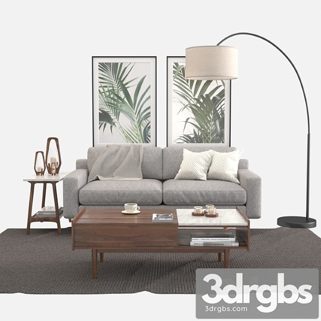 Living set. west elm 2