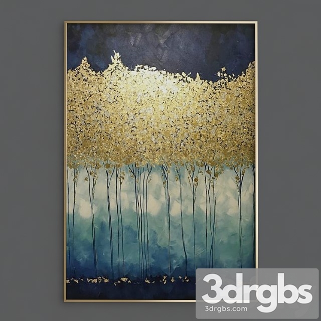 Wall Art Gold Painting