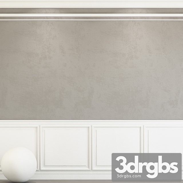 Decorative plaster with molding 91