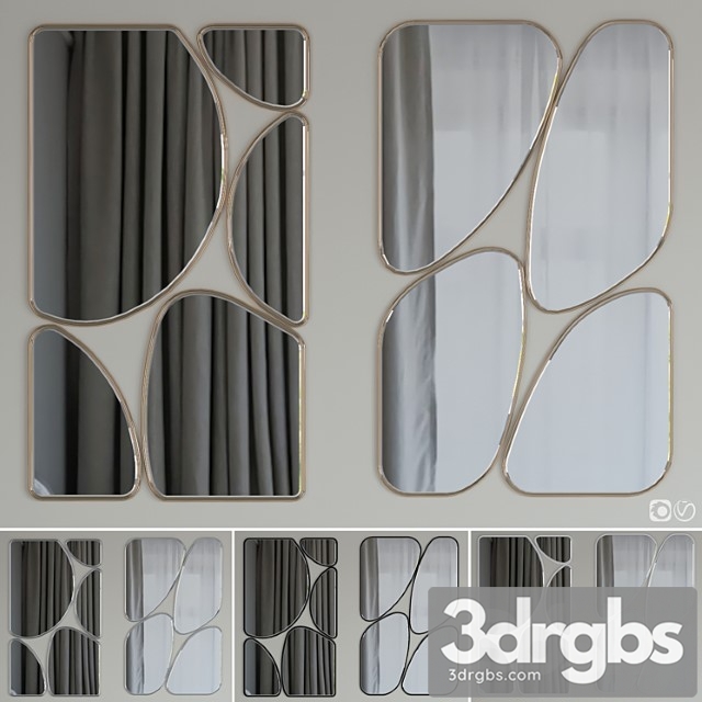 Mirrors Quadrant Set 02