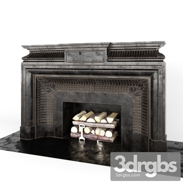 Black Stone Fireplace