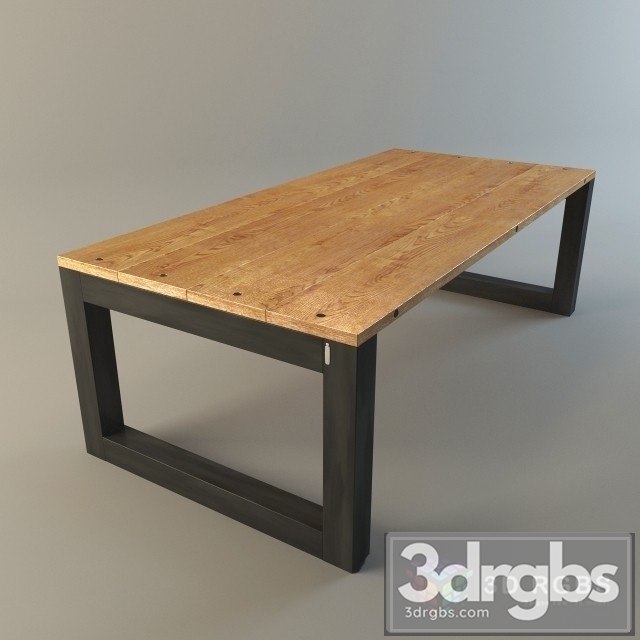 Wood Floor Table