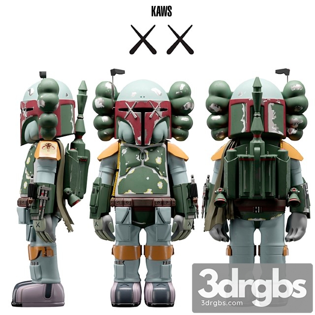 Toy Kaws Boba Fett Companion