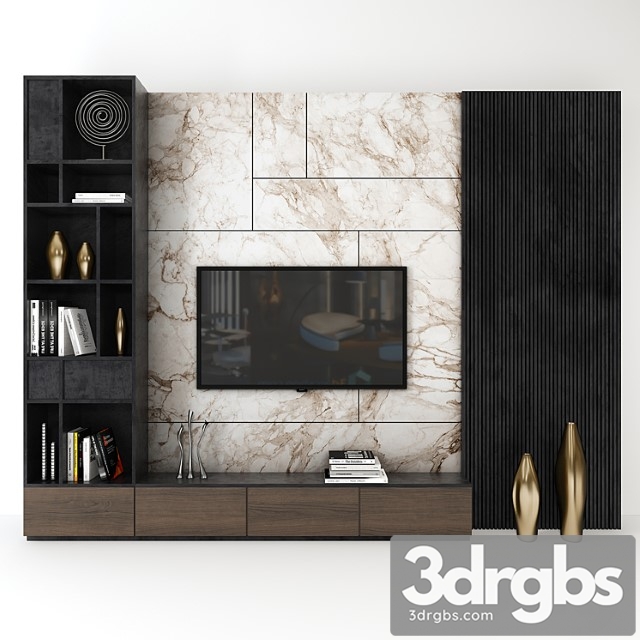 TV Wall Set 03 5