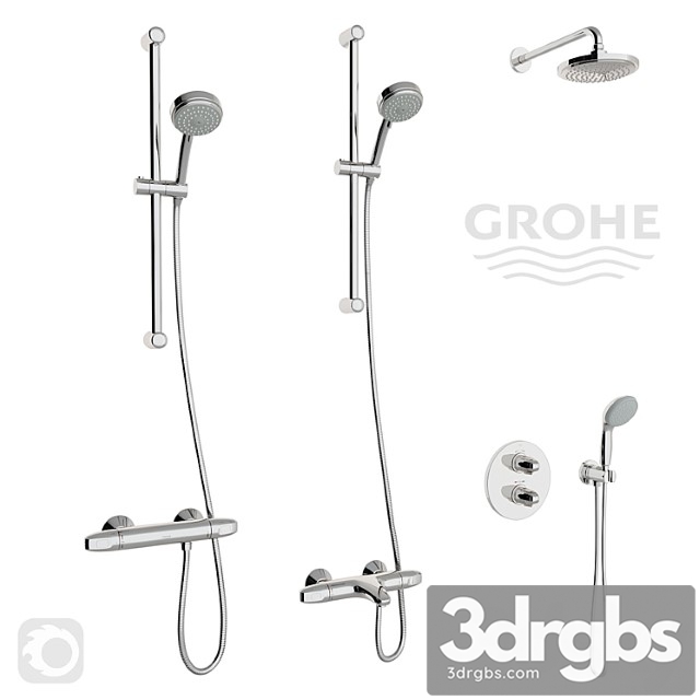 Grohe Grohtherm 1000 Thermostat Set