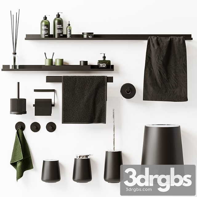 Bathroom accessories set no.01